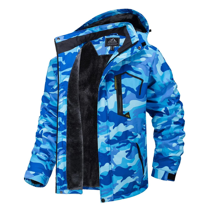 Mirla | Tjock Huva Camo Skidjacka-Eva Jonsson