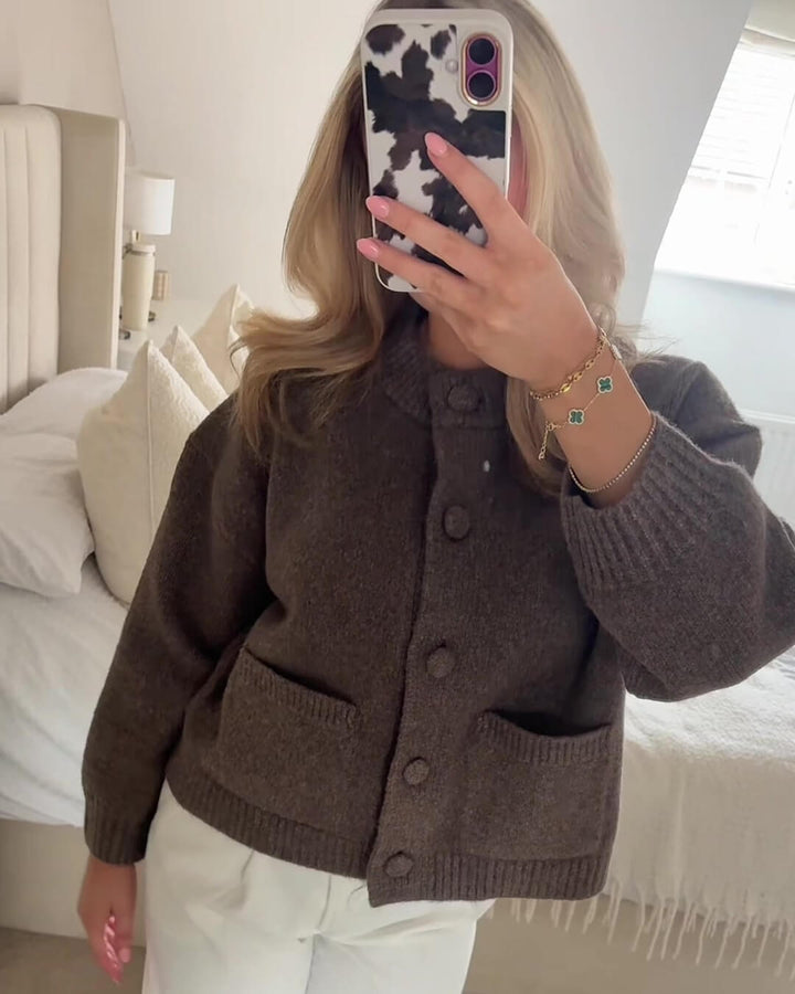 Mirla | Tjock Stickad Klänning-Eva Jonsson