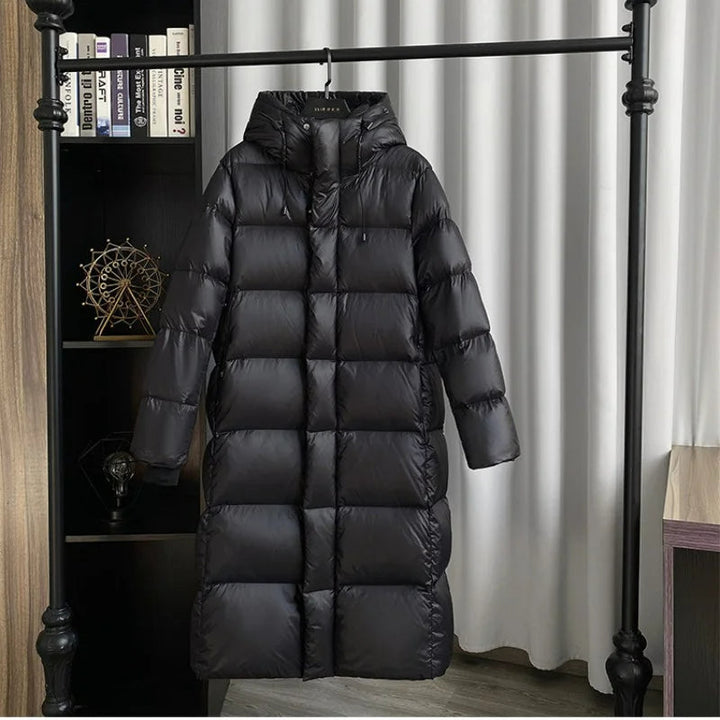 Mirla | Tjock puffer huva dunjacka-Eva Jonsson