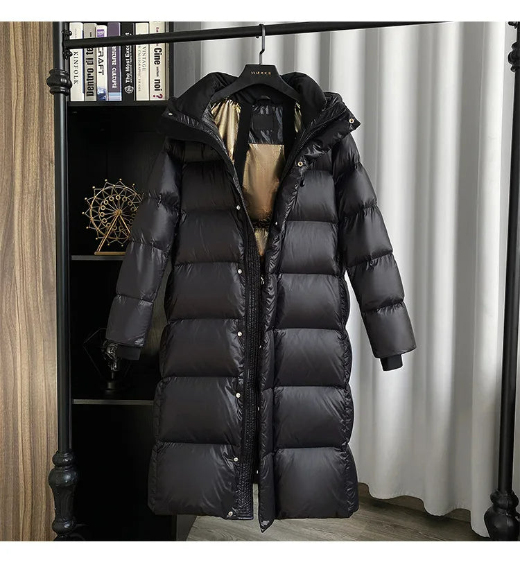Mirla | Tjock puffer huva dunjacka-Eva Jonsson