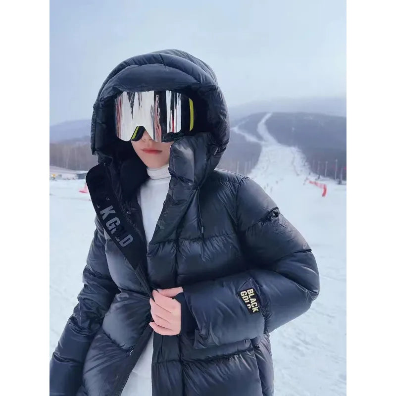 Mirla | Tjock puffer huva dunjacka-Eva Jonsson