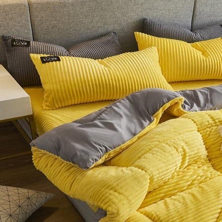 Mirla | Tjockad kordfluwel sängkläder set-Eva Jonsson