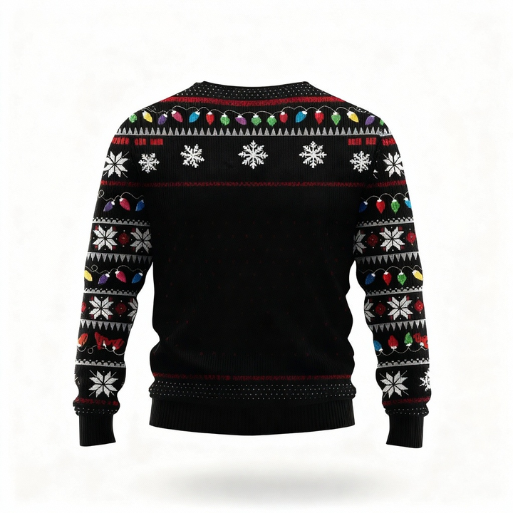 Mirla | Tomte Print - Ful Jul-Ikon-Mashup Ful Tröja-Eva Jonsson