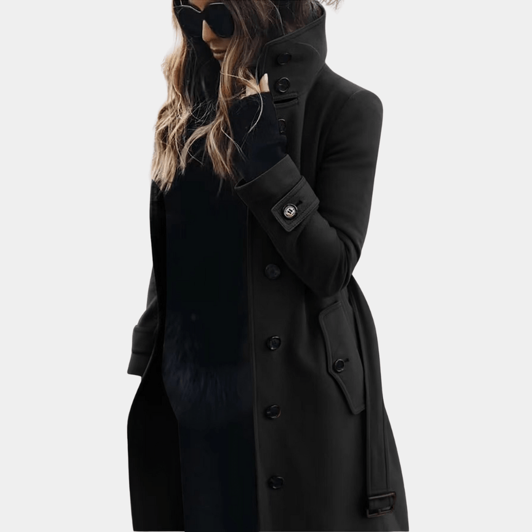 Mirla | Trenchcoat för kvinnor - Varm jacka-Eva Jonsson