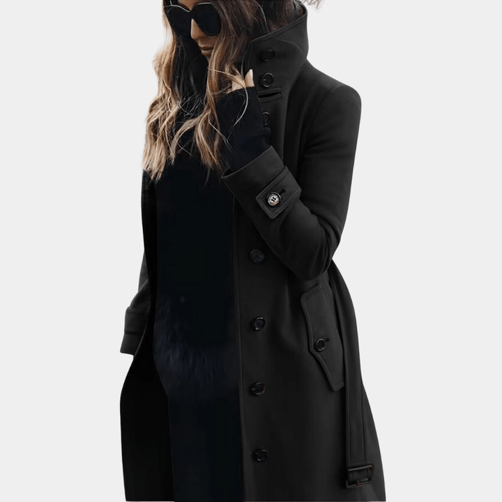 Mirla | Trenchcoat för kvinnor - Varm jacka-Eva Jonsson