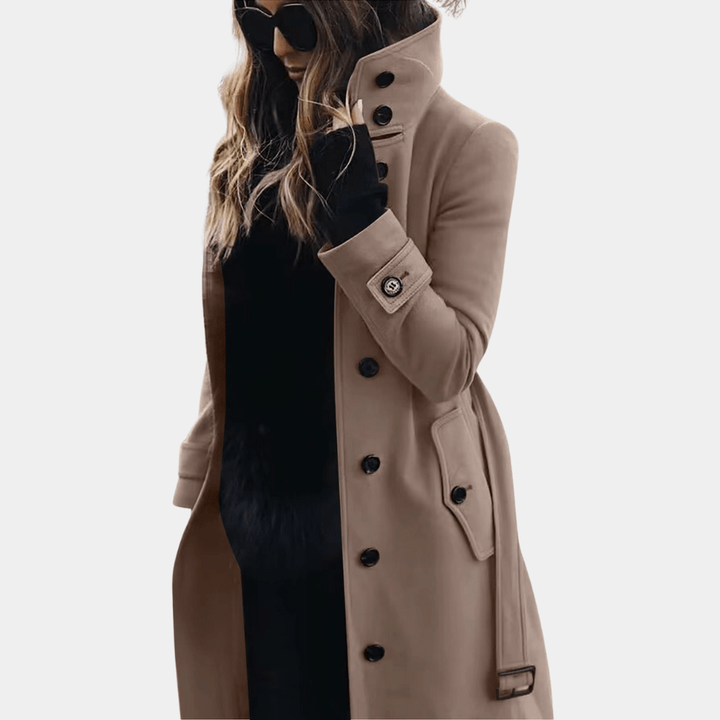Mirla | Trenchcoat för kvinnor - Varm jacka-Eva Jonsson