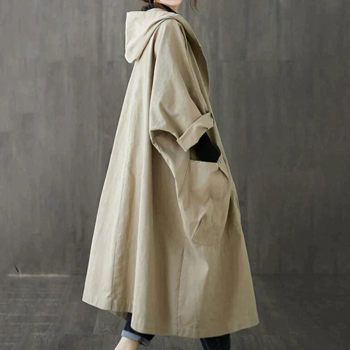 Mirla | Trenchcoat med Stora Fickor-Eva Jonsson