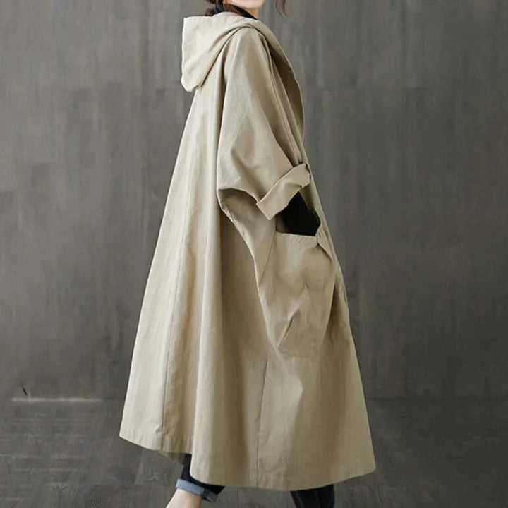 Mirla | Trenchcoat med Stora Fickor-Eva Jonsson