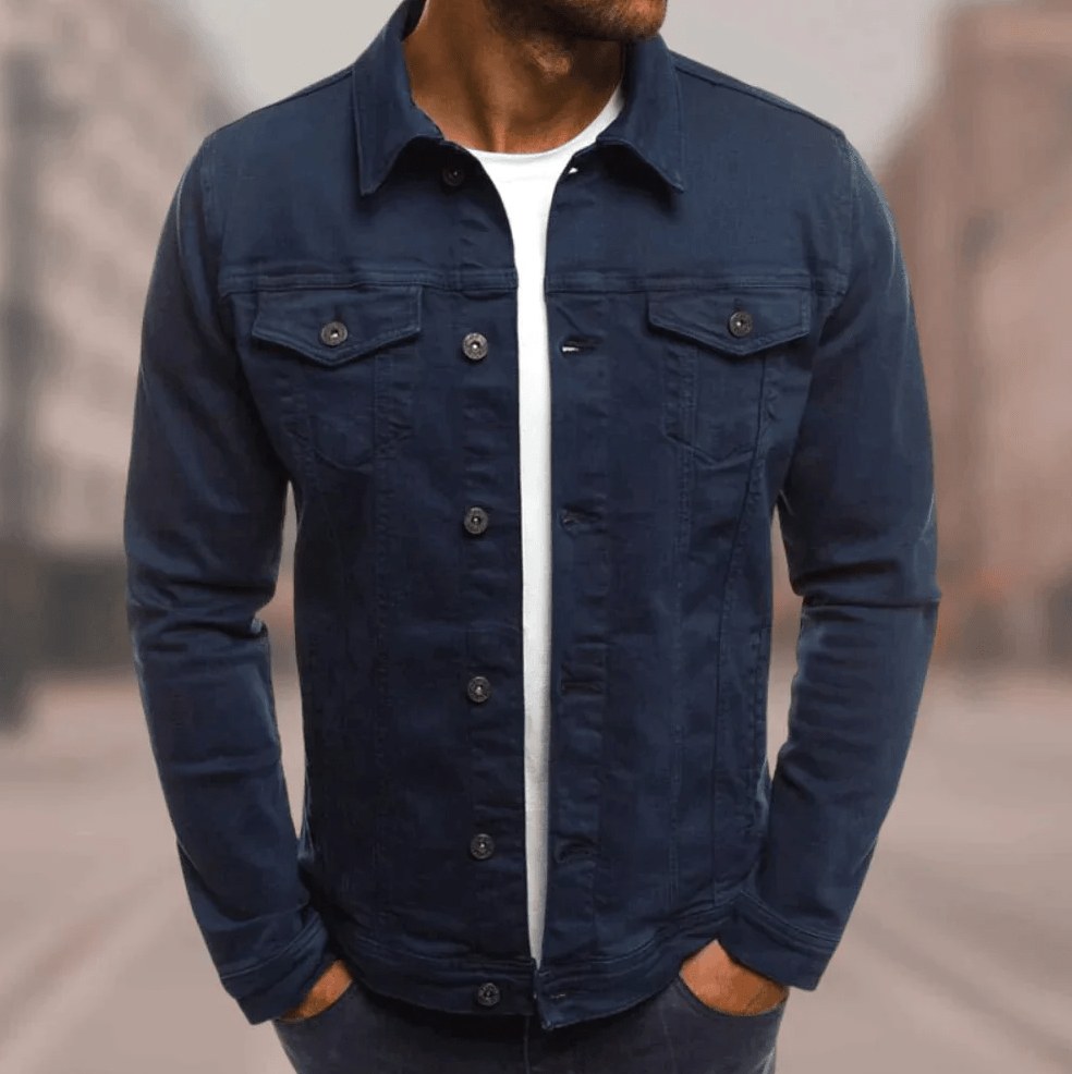 Mirla | Trendig Denimjacka för Män-Eva Jonsson