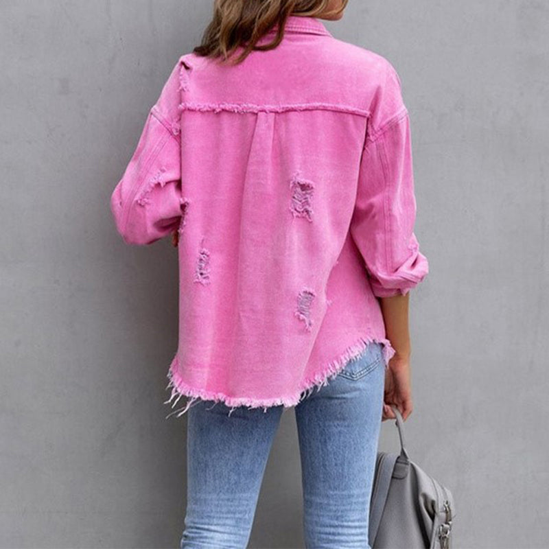 Mirla | Trendig Denimjacka för kvinnor-Eva Jonsson