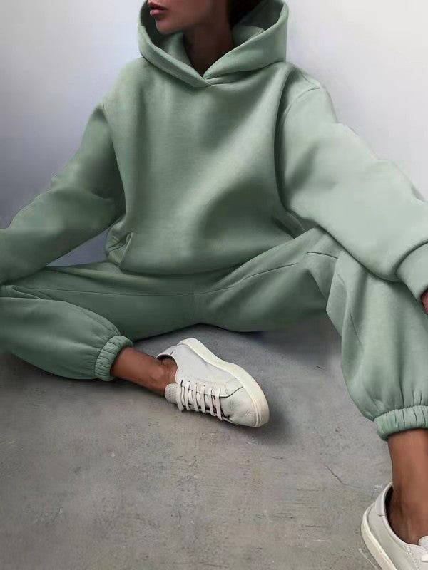 Mirla | Trendig Hoodie I Lätt Tvådelad Set-Eva Jonsson
