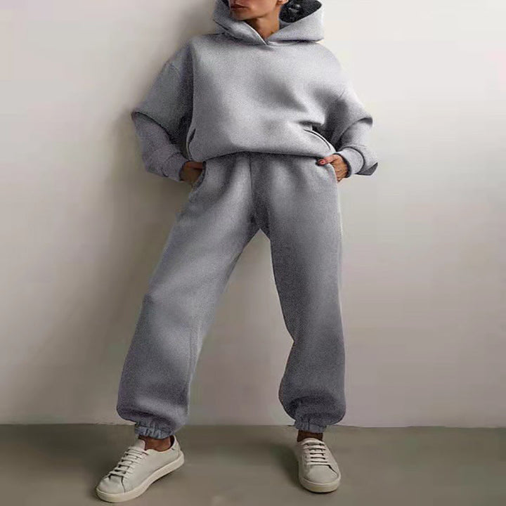 Mirla | Trendig Hoodie I Lätt Tvådelad Set-Eva Jonsson