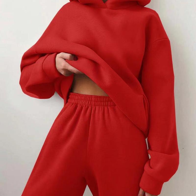 Mirla | Trendig Hoodie I Lätt Tvådelad Set-Eva Jonsson