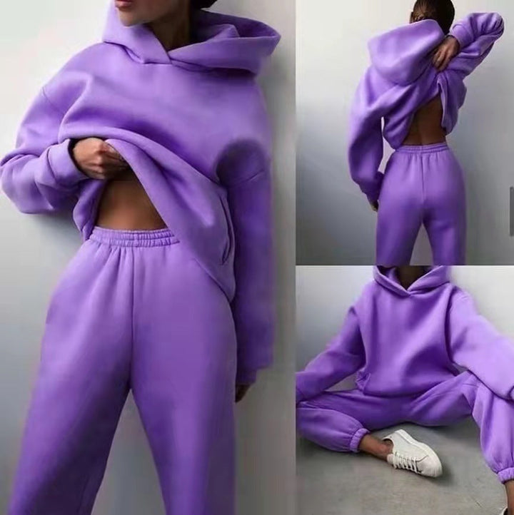 Mirla | Trendig Hoodie I Lätt Tvådelad Set-Eva Jonsson