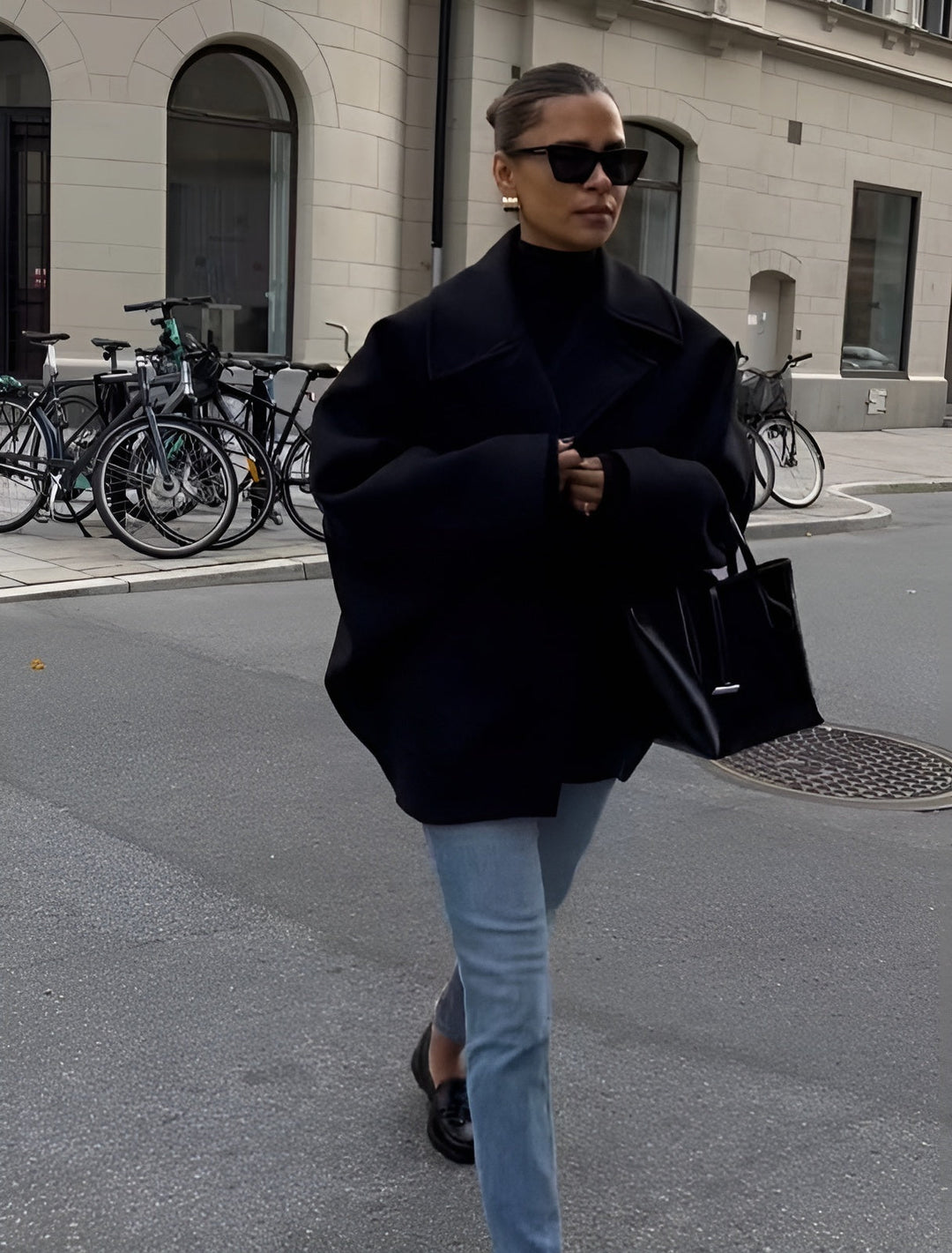 Mirla | Trendig Överstorleks Ullrock-Eva Jonsson