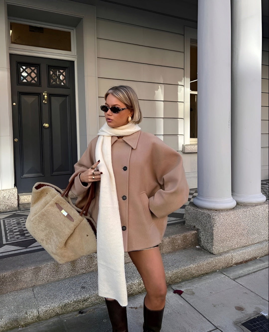 Mirla | Trendig Överstorleks Ullrock-Eva Jonsson