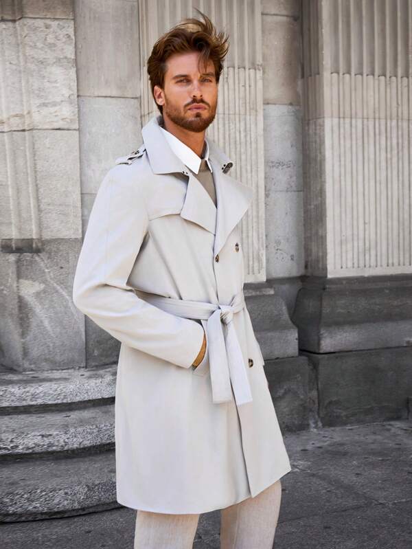 Mirla | Trendig Trenchcoat för Män-Eva Jonsson