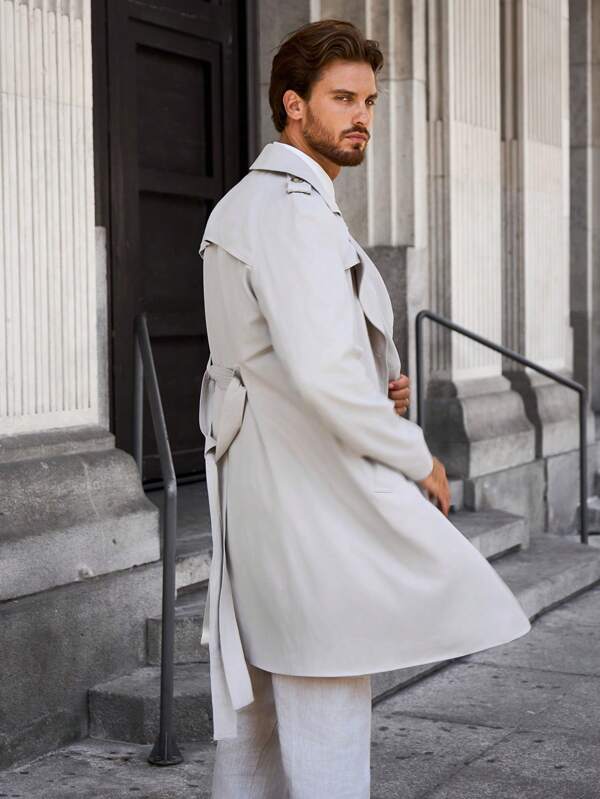 Mirla | Trendig Trenchcoat för Män-Eva Jonsson