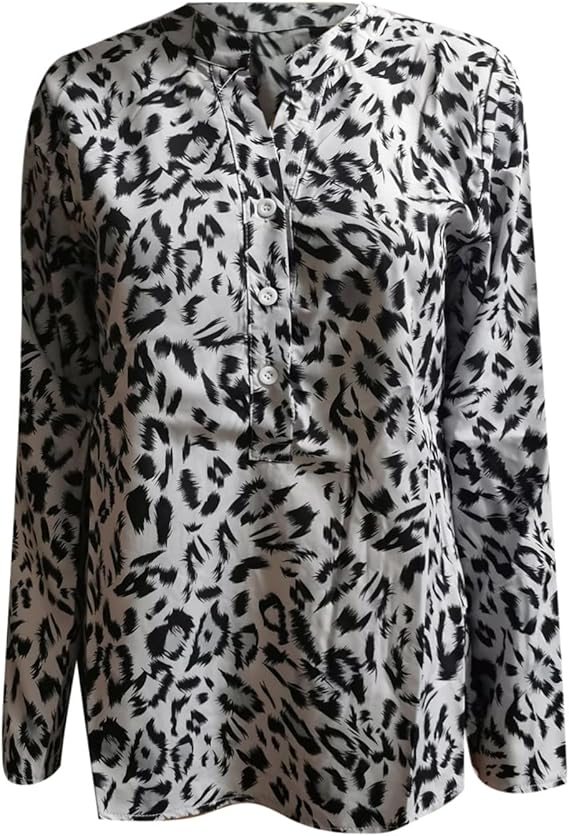 Mirla | Trendig blus i leo-mönster-Eva Jonsson