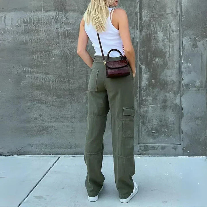 Mirla | Trendiga Cargobyxor för Dam för Avslappnade Outfits och Komfort-Eva Jonsson