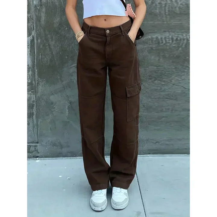Mirla | Trendiga Cargobyxor för Dam för Avslappnade Outfits och Komfort-Eva Jonsson
