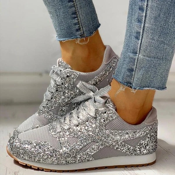 Mirla | Trendiga damglittriga sneakers-Eva Jonsson