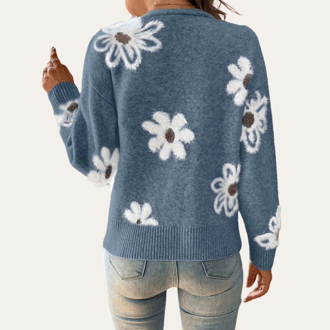 Mirla | Trendigt Stickat Cardigan för Kvinnor-Eva Jonsson