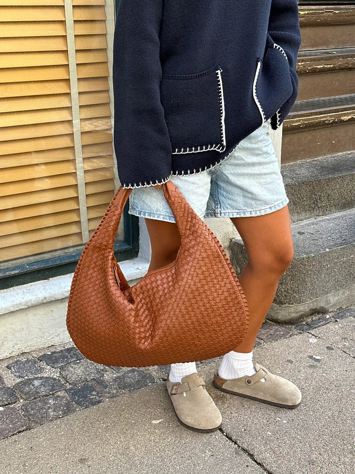 Mirla | Trendy Flätad Väska-Eva Jonsson