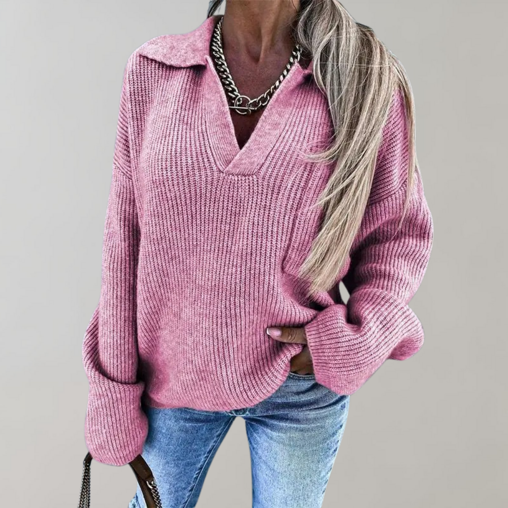 Mirla | Tröja för Damer med V-Ringning-Eva Jonsson