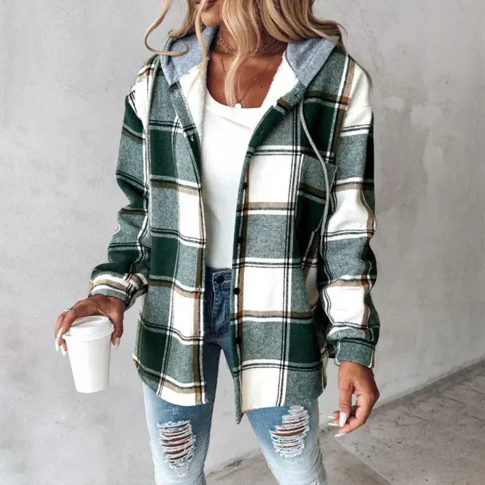 Mirla | Tryckstil Hoodie Komfort-Eva Jonsson