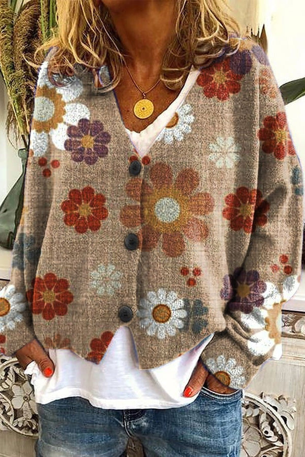 Mirla | Tryckt Boho-väst i vintage-stil-Eva Jonsson
