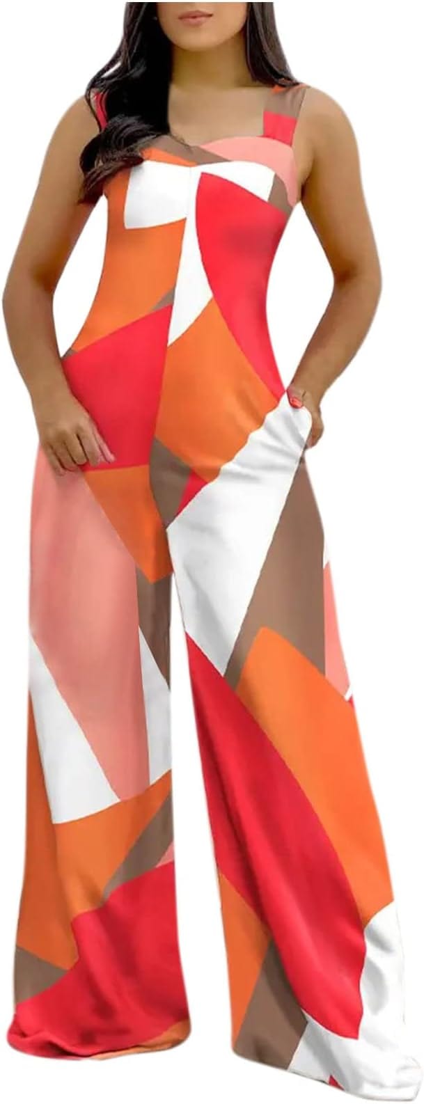 Mirla | Tryckt Moderiktig Jumpsuit-Eva Jonsson