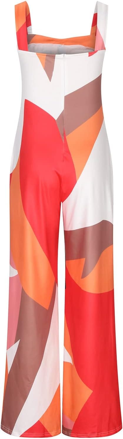 Mirla | Tryckt Moderiktig Jumpsuit-Eva Jonsson