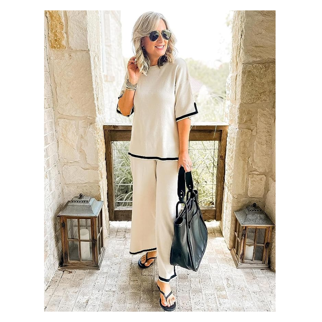 Mirla | Tvådelade Koreanska Outfits i Lätt, Stretchigt och Mjukt Material-Eva Jonsson