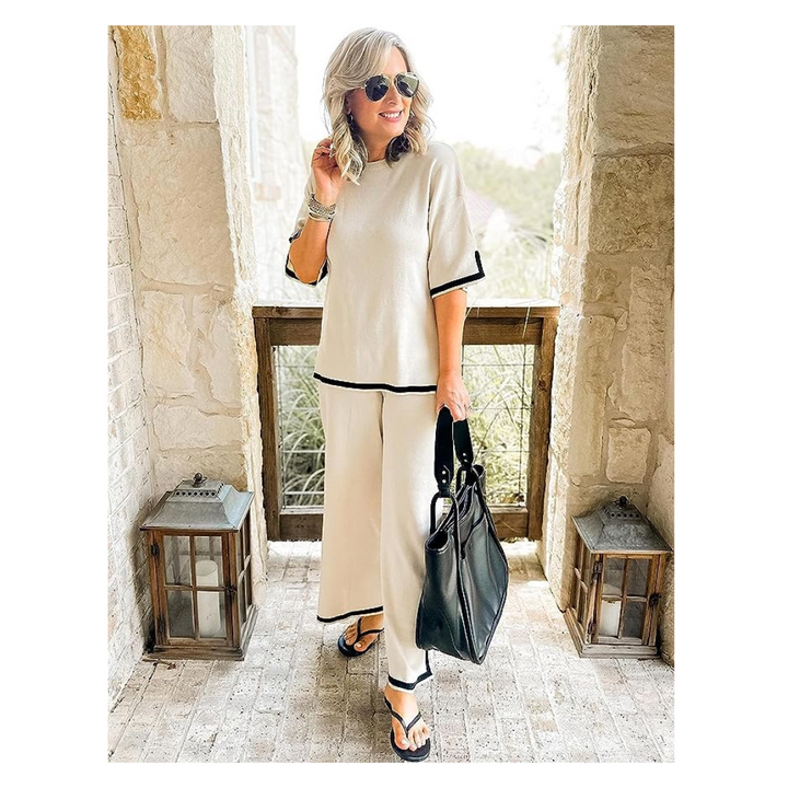 Mirla | Tvådelade Koreanska Outfits i Lätt, Stretchigt och Mjukt Material-Eva Jonsson