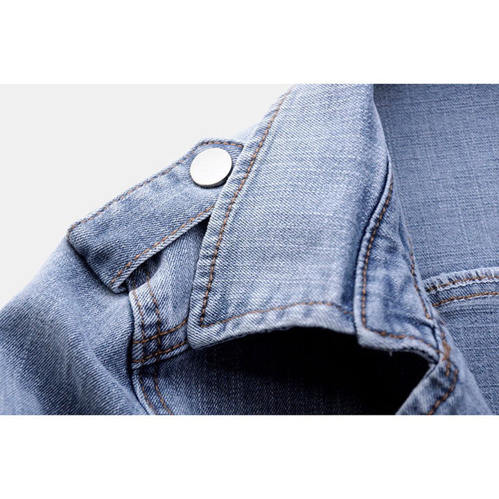 Mirla | Tvättad denimjacka för damer-Eva Jonsson