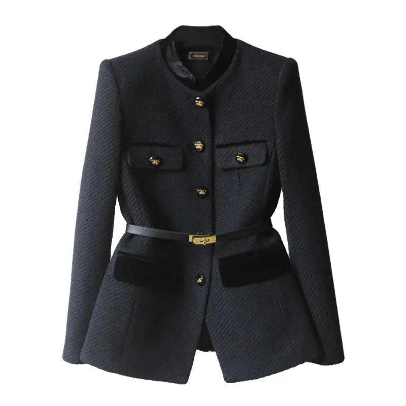 Mirla | Tweed Bälte Blazer-Eva Jonsson