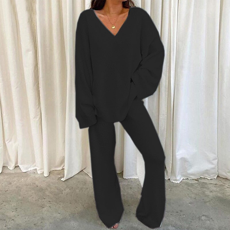 Mirla | Twinset Bekvämt, Modernt Oversized Jogging-set för Damer-Eva Jonsson