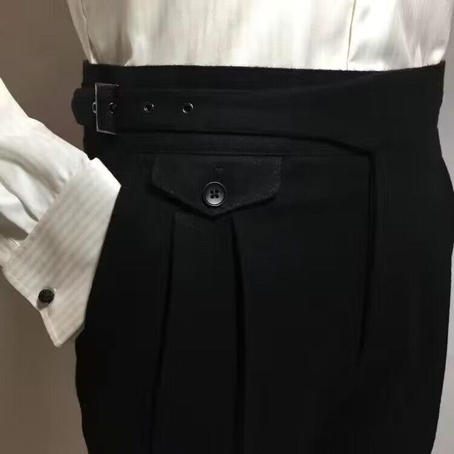 Mirla | Ullbyxor med bälte för herrar-Eva Jonsson