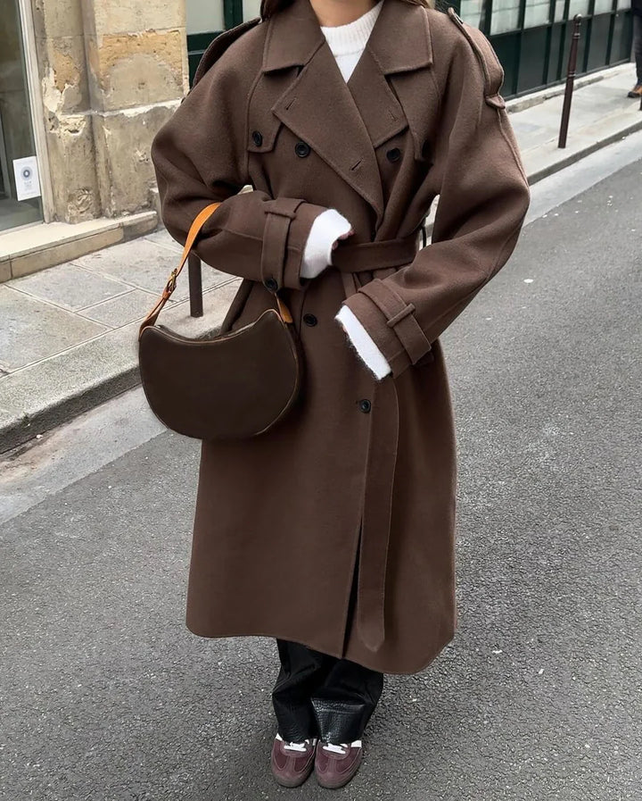 Mirla | Ullig Medellång/Kort Trenchcoat-Eva Jonsson