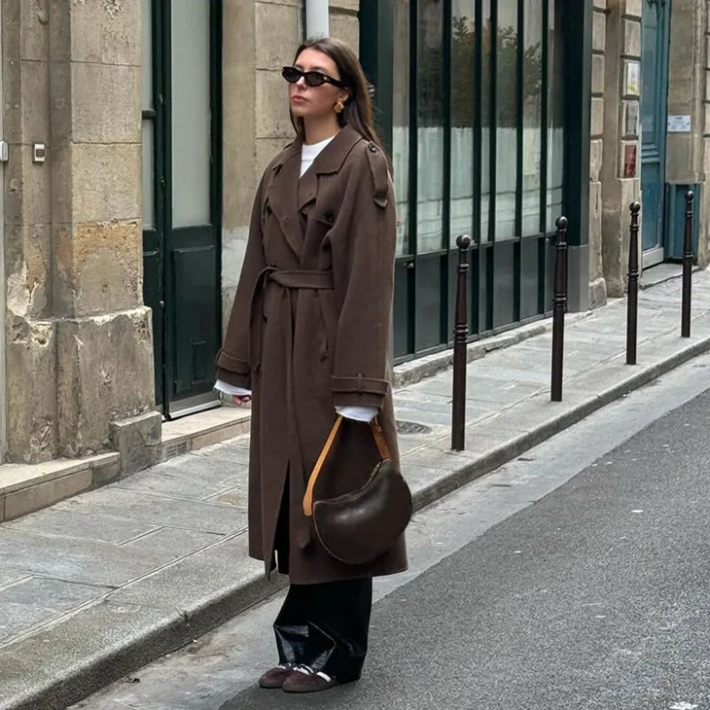 Mirla | Ullig Medellång/Kort Trenchcoat-Eva Jonsson