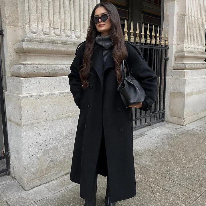 Mirla | Ullig Medellång/Kort Trenchcoat-Eva Jonsson