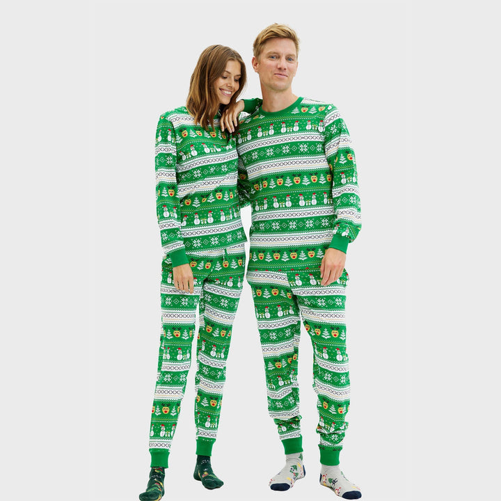 Mirla | Ultimat Julpyjamas Grön - Dam-Eva Jonsson