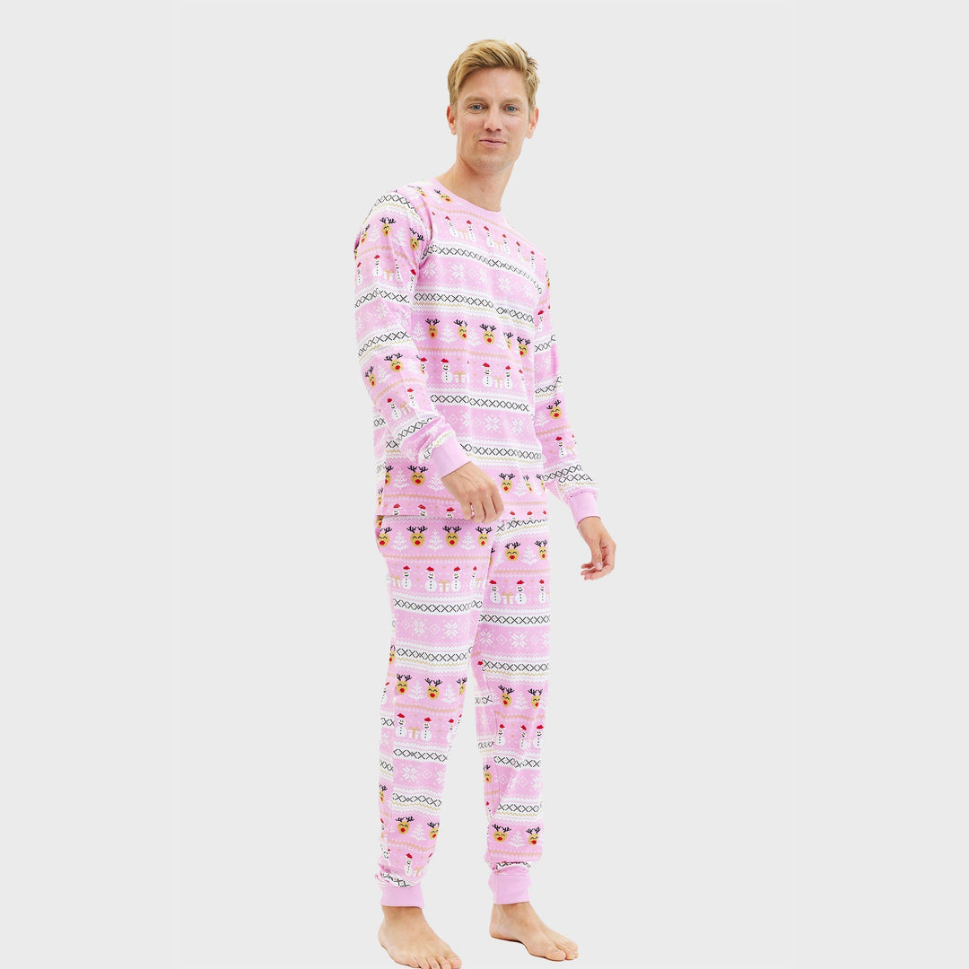 Mirla | Ultimativ Julpyjamas Rosa - Herrar-Eva Jonsson