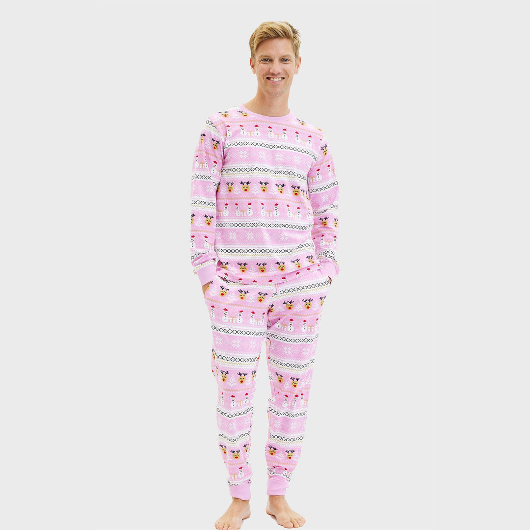 Mirla | Ultimativ Julpyjamas Rosa - Herrar-Eva Jonsson