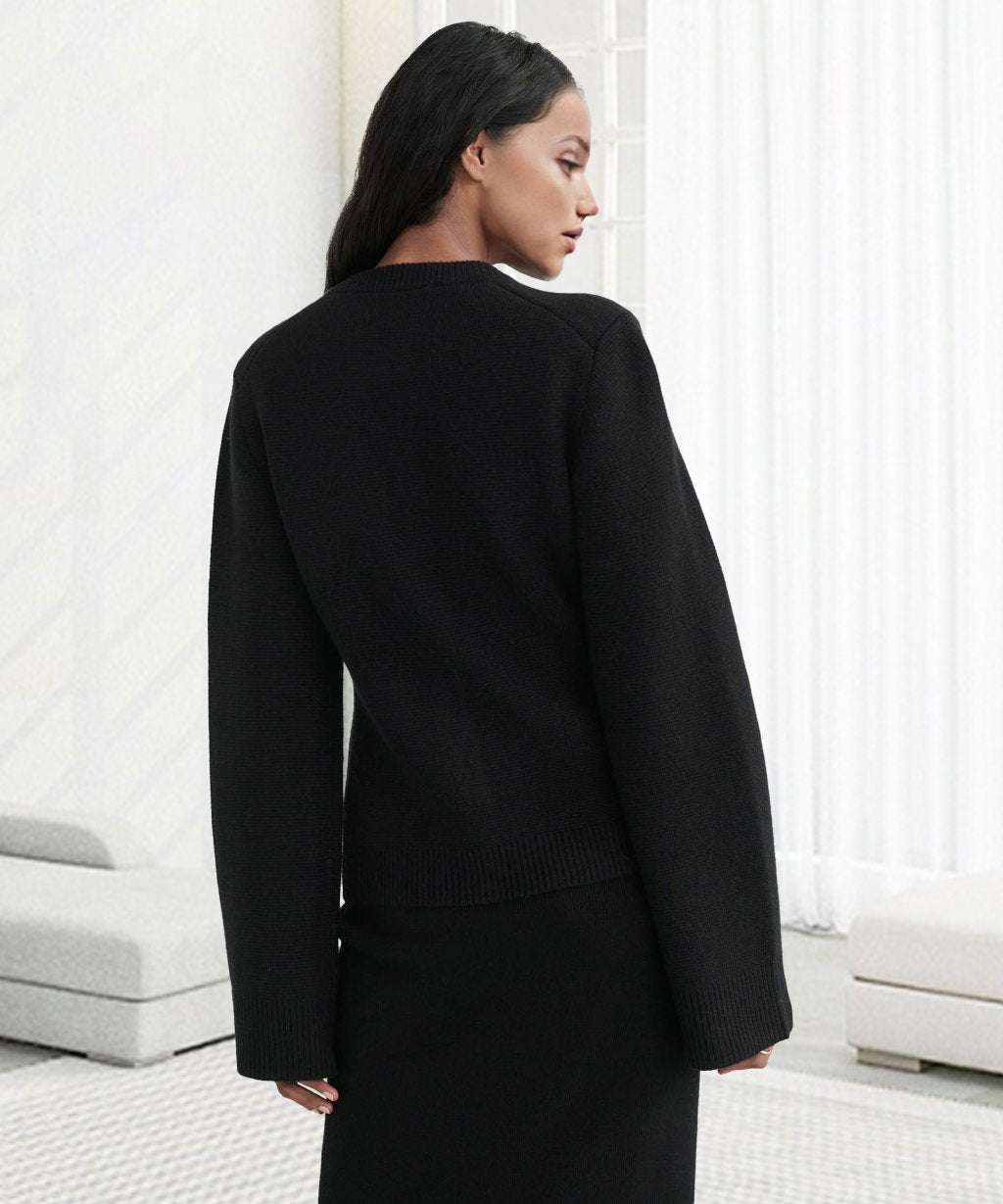 Mirla | Ultra Mjuk Knäpp Cardigan för Kvinnor-Eva Jonsson