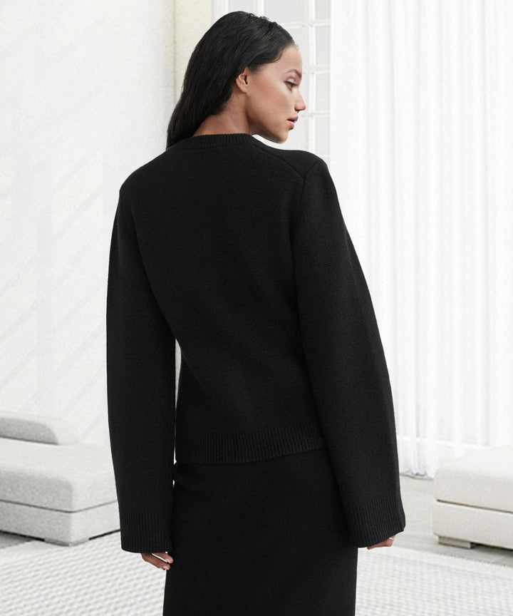 Mirla | Ultra Mjuk Knäpp Cardigan för Kvinnor-Eva Jonsson