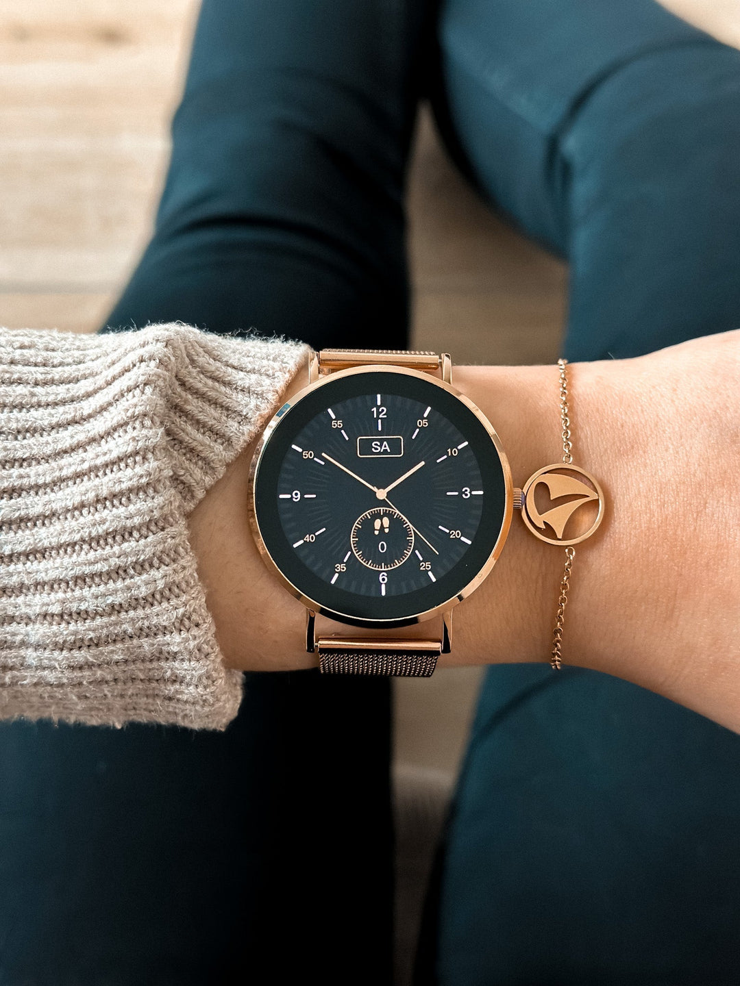 Mirla | Ultra Tunn Elegant Dam Smartwatch-Eva Jonsson