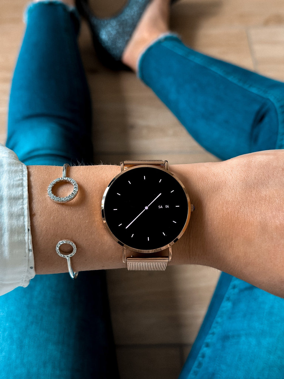 Mirla | Ultra Tunn Elegant Dam Smartwatch-Eva Jonsson