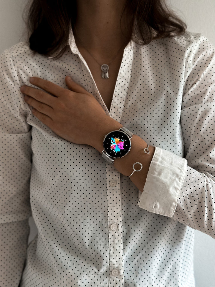 Mirla | Ultra Tunn Elegant Dam Smartwatch-Eva Jonsson